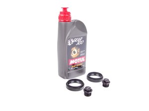 ES#2538442 - 016409399BKT1 - Rear Differential Service Kit - With ECS Magnetic Drain/Fill Plug - Complete kit with Motul Gear 300 fluid to service your rear differential - Assembled By ECS - Audi