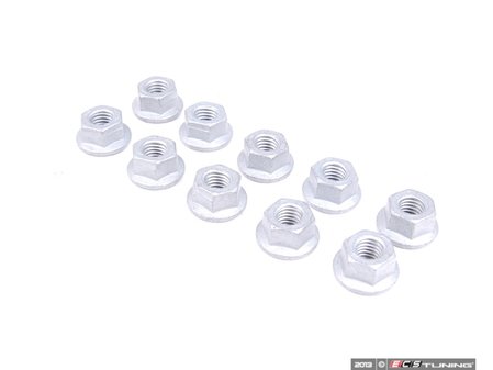 ES#5516574 - 07119905374KT2 - Self-Locking Collar Nut - Pack Of 10 - M8-10 ZNS3 - Bremmen Parts - BMW