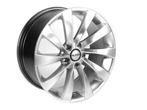 ES#2143387 - 621-2 - 18" Style 621 Wheels - Set Of Four - 18"x8" ET45 5x112 - Hyper Silver - Alzor - Audi Volkswagen