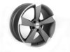 ES#2143408 - 628-1 -  18" Style 628 Wheels - Set Of Four - 18"x8" ET35 5x112 - Gunmetal/Machined Face - Alzor - Audi Volkswagen