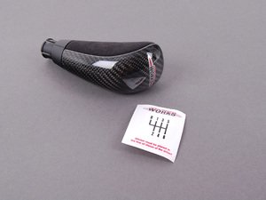 ES#253331 - 25112147230 - JCW Gear Shift Knob - Alcantara / Carbon - (NO LONGER AVAILABLE) - Upgrade to the JCW shift knob - Genuine MINI - 