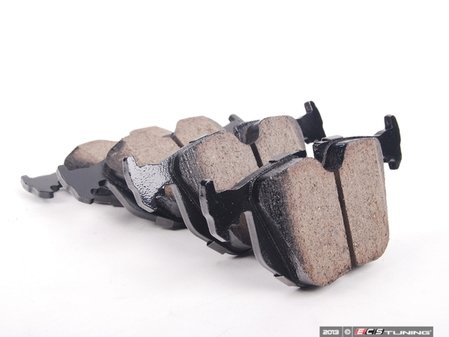 ES#205315 - EUR683 - Rear Euro Ceramic Brake Pad Set - Offers excellent pedal feedback, low dust, and smooth initial bite. A favorite among BMW enthusiasts. - Akebono - BMW