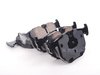 ES#205315 - EUR683 - Rear Euro Ceramic Brake Pad Set - Offers excellent pedal feedback, low dust, and smooth initial bite. A favorite among BMW enthusiasts. - Akebono - BMW