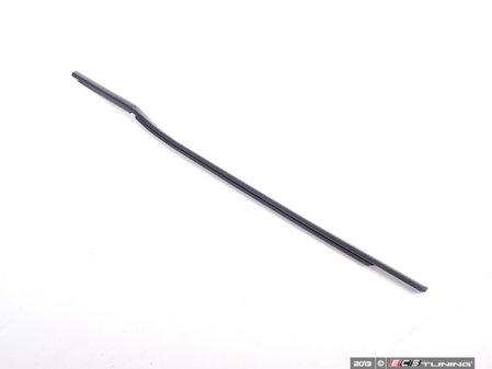 ES#95096 - 51348194771 - E46 Matte Shadowline Trim - Left - Located on the outside of the rear door running perpendicular to the "B" pillar - Genuine BMW - BMW