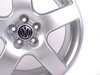 ES#3769 - 1J6071492666 - 17" Bravo Wheel - Priced Each - (NO LONGER AVAILABLE) - 17x7.5 ET38 5X100 alloy wheel in silver - Genuine Volkswagen Audi - 