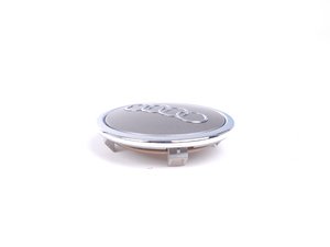ES#2607204 - 8T0601170A7ZJ - Center Cap - Grey Metallic - Priced Each - Replace your missing or damaged cap - Genuine Volkswagen Audi - Audi