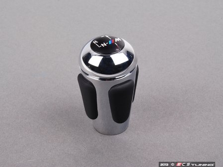 ES#47946 - 25162282810 - E46 M3 SMG Shift Knob - Schwarz Leather - Used on SMG transmission equipped E46 M3 - Genuine BMW - BMW