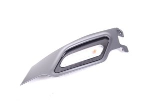 ES#2543401 - 51139806638 - Side Carrier Turn Signal Trim Black Checkered - Right - Mounts to the quarter panel location - Genuine MINI - MINI
