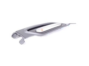 ES#2543400 - 51139806637 - Side Carrier Turn Signal Trim Black Checkered - Left - Mounts to the quarter panel location - Genuine MINI - MINI