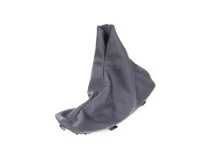 Leather Parking Brake Boot - Black