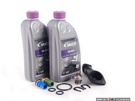 ES#2581805 - 8d0959481bkt-3 - Cooling System Refresh Kit - Level 1 - Replace your thermostat and temp sensors with one kit! - Assembled By ECS - Audi