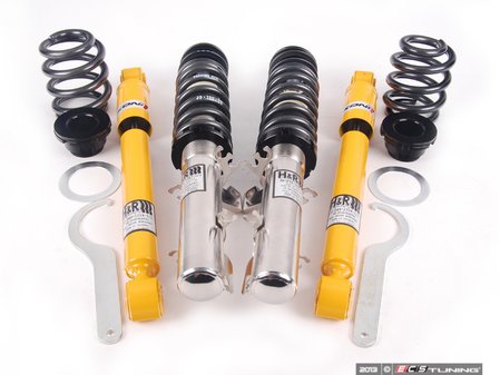 ES#2158140 - 36431-1 - Street Performance SS Coilover Kit - Adjustable shock damping. Average lowering of 1.5"-2.5"F 1.0"-2.2"R - H&R - Audi