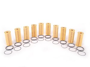 ES#514111 - 06E115562A - Oil Filter Kit - Pack Of 10 - Stock up for future maintenance and save! - Hengst - Audi
