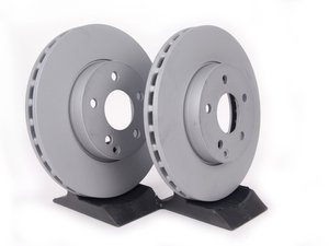 ES#2569828 - 211421081264KT10 - Front Brake Rotors - Pair - Does not include new rotor securing screws - Zimmermann - Mercedes Benz