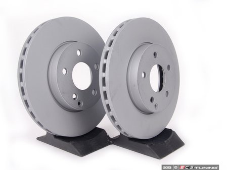 ES#2569828 - 211421081264KT10 - Front Brake Rotors - Pair - Does not include new rotor securing screws - Zimmermann - Mercedes Benz