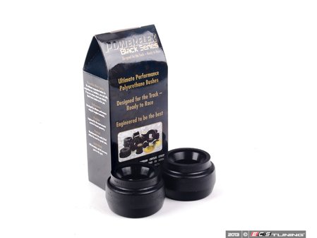ES#2651136 - PFF85-430BX2 - Race Polyurethane Strut Mount Bushing Set - Improves handling and control, upgrade to a more engaging driving experience - Powerflex Black Series - Audi Volkswagen