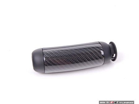 ES#62022 - 34400417956 - Emergency Brake JCW Handle - Leather / Carbon Fiber - (NO LONGER AVAILABLE) - Upgrade your grip to JCW - Genuine MINI - 