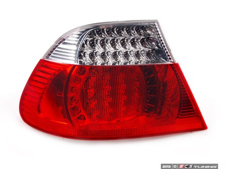 ES#174452 - 63216920699 - Outer LED Tail Light - Left - E46 Coupe - White and Red design - Genuine BMW - BMW