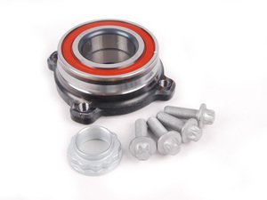 ES#2592646 - 33411095652KT1 - Rear Wheel Bearing Kit - Priced Each - Contains wheel bearing, axle nut, and bolts. - Assembled By ECS - BMW