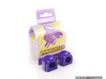 ES#2650494 - PFR5-111-17x2 - Performance Polyurethane Rear Sway Bar Bushing Set - Stiffer bushings allow sway bars to work at their fullest potential - For 17mm rear sway bar - Powerflex - MINI