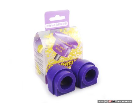 ES#2651766 - PFF5-102-24x2 - Performance Polyurethane Front Sway Bar Bushing Set - Stiffer bushings allow sway bars to work at their fullest potential. For 24mm front sway bar. - Powerflex - MINI