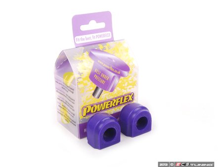 ES#2651452 - PFR5-111-16x2 - Performance Polyurethane Rear Sway Bar Bushing Set - Stiffer bushings allow sway bars to work at their fullest potential - For 16mm rear sway bar - Powerflex - MINI