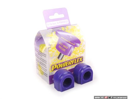 ES#2652008 - PFR5-111-18x2 - Performance Polyurethane Rear Sway Bar Bushing Set  - Stiffer bushings allow sway bars to work at their fullest potential - For 18mm rear sway bar - Powerflex - MINI