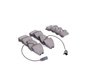 ES#2637056 - 4B0698151SKT1 - Front & Rear Semi-Metallic Brake Pad Set - Semi-metallic brake pad kit to restore your stopping power in all four corners! - Vaico - Audi