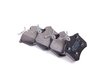 ES#2637056 - 4B0698151SKT1 - Front & Rear Semi-Metallic Brake Pad Set - Semi-metallic brake pad kit to restore your stopping power in all four corners! - Vaico - Audi