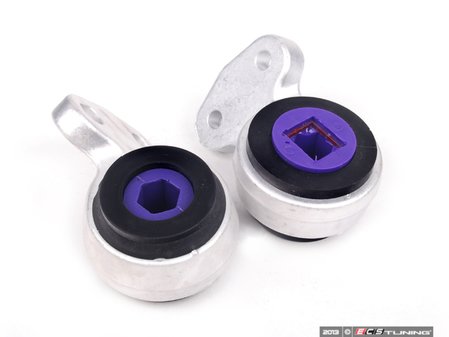 ES#2651031 - PFF5-4601WH - Performance Polyurethane Front Control Arm Bushing Set - With Brackets - Improves handling and control - upgrade to a more engaging driving experience - Powerflex - BMW