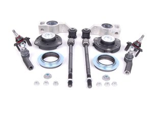 ES#2601875 - 1K0498331BKT2 - Front Suspension Refresh Kit - Stage 2 - Includes tie rods, strut mounts, ball joints and Control Arm Mounts and front control arm bushings - Assembled By ECS - Volkswagen