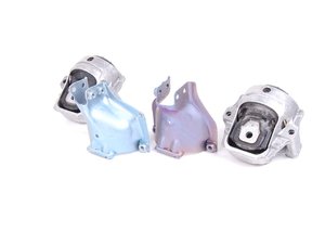 ES#3618303 - 8R0198381LKT - Engine Mount - Set Of Two - Set of engine mounts and retaining plates - Genuine Volkswagen Audi - Audi