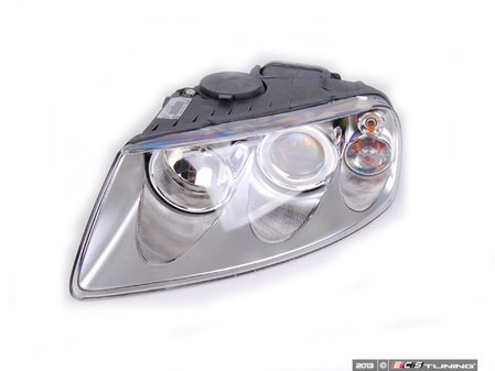 ES#420546 - 7L6941017BK - Halogen Headlight Assembly - Left - (NO LONGER AVAILABLE) - Replacement headlight housing for halogen equipped cars - Genuine Volkswagen Audi - 