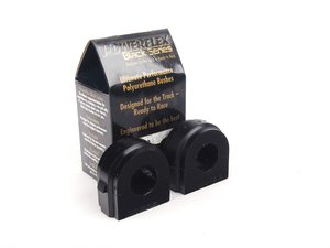 ES#2652169 - PFF5-1203-26.5B2 - Race Polyurethane Front Sway Bar Bushing Set - Stiffer bushings allow sway bars to work at their fullest potential. For 26.5mm front sway bar. - Powerflex Black Series - BMW