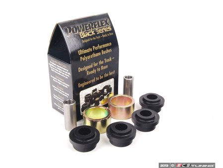 ES#2650813 - PFR5-411Bx2 - Race Polyurethane Rear Control Arm Bushing Set - Race-spec polyurethane bushings for the ultimate in body control, response and road feedback. Sold as a pair. - Powerflex Black Series - BMW