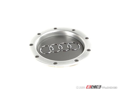 ES#8691 - 8D0601165K1H7 - Center Cap - Silver - Priced Each - Replace your missing or damaged cap - Genuine Volkswagen Audi - Audi