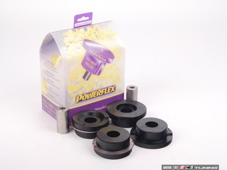 ES#2651683 - PFR5-4610BX2 - Race Polyurethane Rear Subframe Bushing - Front Position Set - A more planted subframe means a more planted rear end and better handling - Powerflex Black Series - BMW