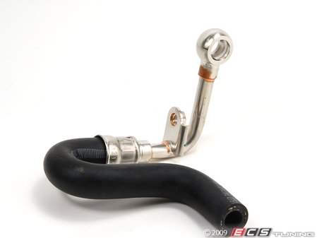 ES#261106 - 058121497B - Turbo Coolant Hose - Supply - (NO LONGER AVAILABLE) - Connects the turbocharger to the connection flange - Genuine Volkswagen Audi - 