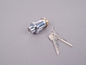 ES#92004 - 51245476145 - Trunk Lock With Keys - Includes lock assembly with two pre-cut keys - Genuine BMW - BMW