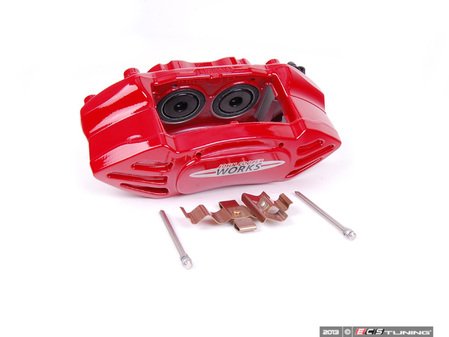 ES#2596874 - 34106856652 - JCW 4 Piston Caliper - Front Right - Part of the JCW red sport brakes - Genuine MINI - MINI