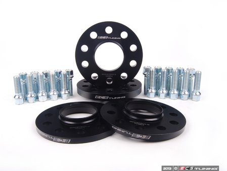 ES#2678097 - 002411ECS03KT - Wheel Spacer Flush Fit Kit With Polished Bolts - Aggressive - Includes spacers & Polished bolts to obtain a flush look on your OE 20" 5-bar style wheels - ECS - Audi