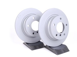 ES#11245 - 34216855158kt1 - Rear Brake Rotor - Pair (280x10) - Quality replacement rotor set. - Zimmermann - BMW
