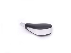 ES#1446770 - 95542606900PCS - Shift Knob - Black - Leather shift knob with satin aluminum trim - Genuine Porsche - Porsche