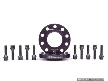 ES#240408 - ecs#266wb - Wheel Spacer & Bolt Kit - 17.5mm - Aluminum wheel spacer and extended bolt kit made specifically for your 5x120, 74.1mm center bore BMW. - ECS - BMW