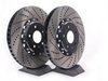 ES#4525 - B7A4S1F2PRXS -  Front Big Brake Kit - Stage 1 - 2-Piece Cross-Drilled & Slotted Rotors (345x30) - Upgrade to the stopping power of the Audi S4 - ECS - Audi