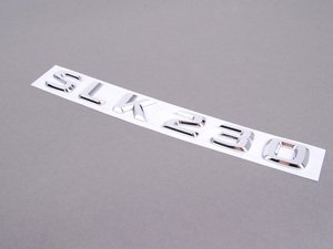 ES#1706037 - 1708170215 - 'SLK 230' Emblem - Located on the trunk lid of your Mercedes-Benz - Genuine Mercedes Benz - Mercedes Benz
