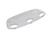 ES#1495029 - 99663215100 - Front Dome Light lens  - Mounts in the center of the headliner, oval shaped - Genuine Porsche - Porsche