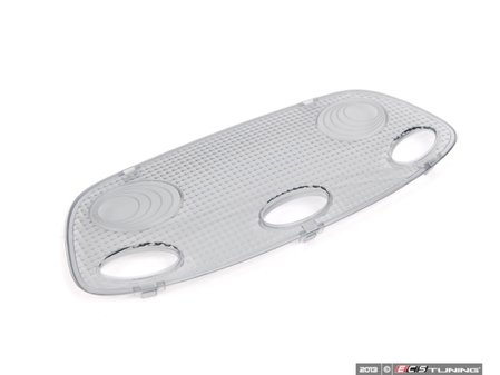 ES#1495029 - 99663215100 - Front Dome Light lens  - Mounts in the center of the headliner, oval shaped - Genuine Porsche - Porsche