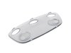ES#1495029 - 99663215100 - Front Dome Light lens  - Mounts in the center of the headliner, oval shaped - Genuine Porsche - Porsche