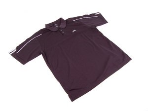 ES#2153352 - AWM676BLKLG - Men's ClimaLite Three-Stripe Cuff Golf Polo By Adidas - Black - Large - (NO LONGER AVAILABLE) - Look great when you Tee off. - Audi Collection - 